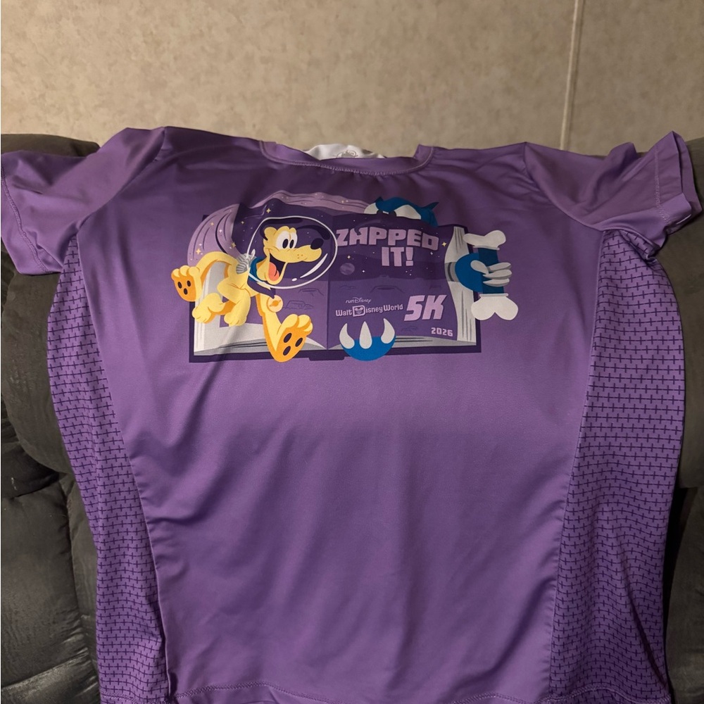 Disney Purple Short Sleeve Tee with Pluto
